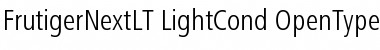 FrutigerNextLT Light Cond