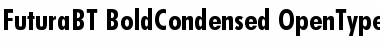Futura Bold Condensed Font