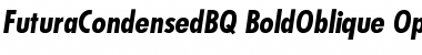 Download Futura Condensed BQ Font