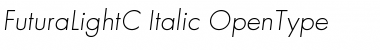 FuturaLightC Italic Font