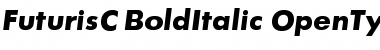 FuturisC Bold Italic Font