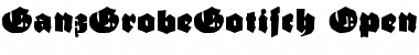 Ganz Grobe Gotisch&nbsp;Regular