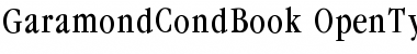 Garamond CondBook Font