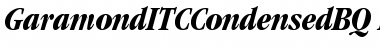 Garamond ITC Condensed BQ Regular