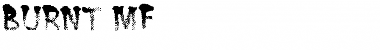 Download Burnt MF Font Download Burnt MF Font