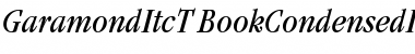 Download GaramItcTBooConIta Font Download GaramItcTBooConIta Font