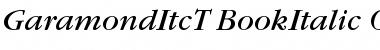 Download GaramItcTBooIta Font Download GaramItcTBooIta Font