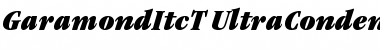 Download GaramItcTUltConIta Font