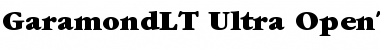 ITC Garamond LT Ultra Font
