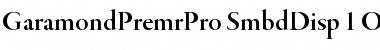 Garamond Premier Pro Semibold Display