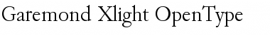 Garemond-Xlight Regular Font
