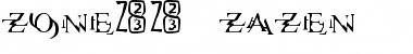 Zone23_zazen Normal Font