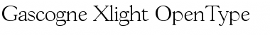 Download Gascogne-Xlight Font