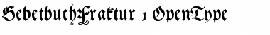 GebetbuchFraktur Regular Font