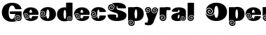 Download GeodecSpyral Font Download GeodecSpyral Font