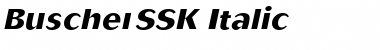 BuscherSSK Italic Font
