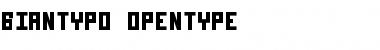 GIANTYPO GIANTYPO Font