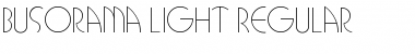 Busorama Light Regular Font