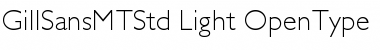 Gill Sans MT Std Light