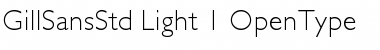 Gill Sans Std Light