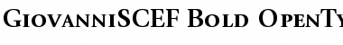 GiovanniSCEF Bold Font