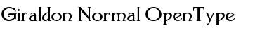 Giraldon Regular Font
