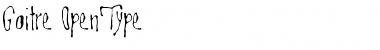 Download Goitre Font Download Goitre Font