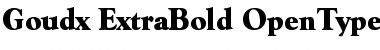 Download Goudx-ExtraBold Font