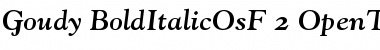 Goudy Bold Italic Old Style Figures Font