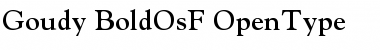 Goudy Bold OsF Font