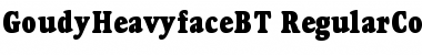 Goudy Heavyface Condensed Font