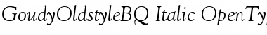 Goudy Old Style BQ Regular Font