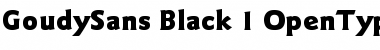 ITC Goudy Sans Black Font