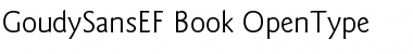 GoudySansEF Book Font