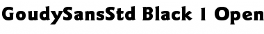 ITC Goudy Sans Std Black Font
