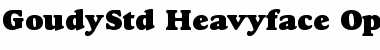 Download Goudy Heavyface Std Font