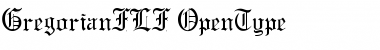 GregorianFLF Regular Font