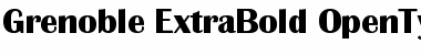 Grenoble-ExtraBold Regular Font