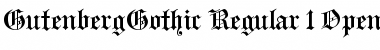 Download GutenbergGothic Font