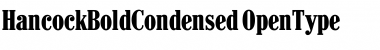 HancockBoldCondensed Regular Font