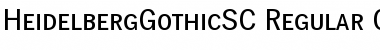 HeidelbergGothicSC Font