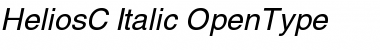HeliosC Italic Font