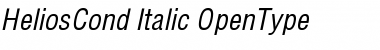 HeliosCond Italic Font