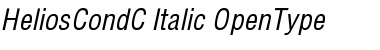 HeliosCondC Italic Font
