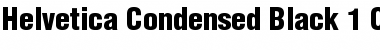 Helvetica Condensed Black