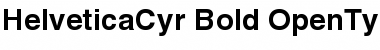 Helvetica Cyrillic Bold