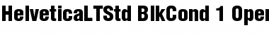 Helvetica LT Std Black Condensed
