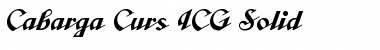 Download Cabarga Curs ICG Solid Font Download Cabarga Curs ICG Solid Font