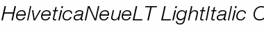 Helvetica Neue LT Font