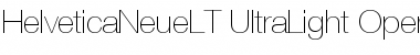 Download Helvetica Neue LT Font